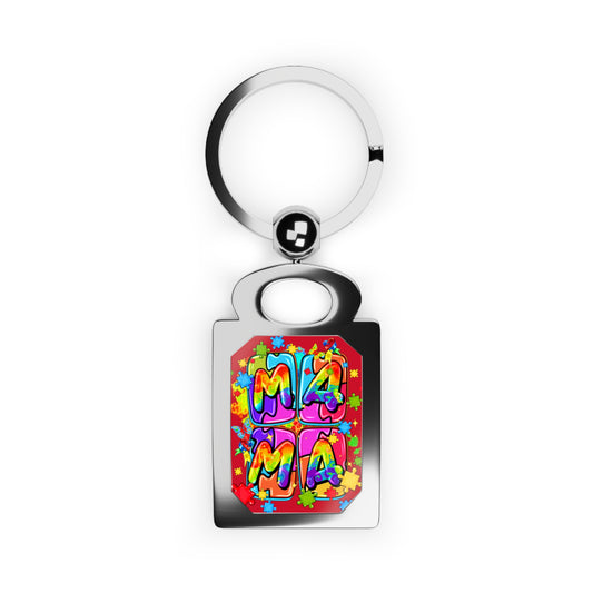 puzzle piece mama Keyring