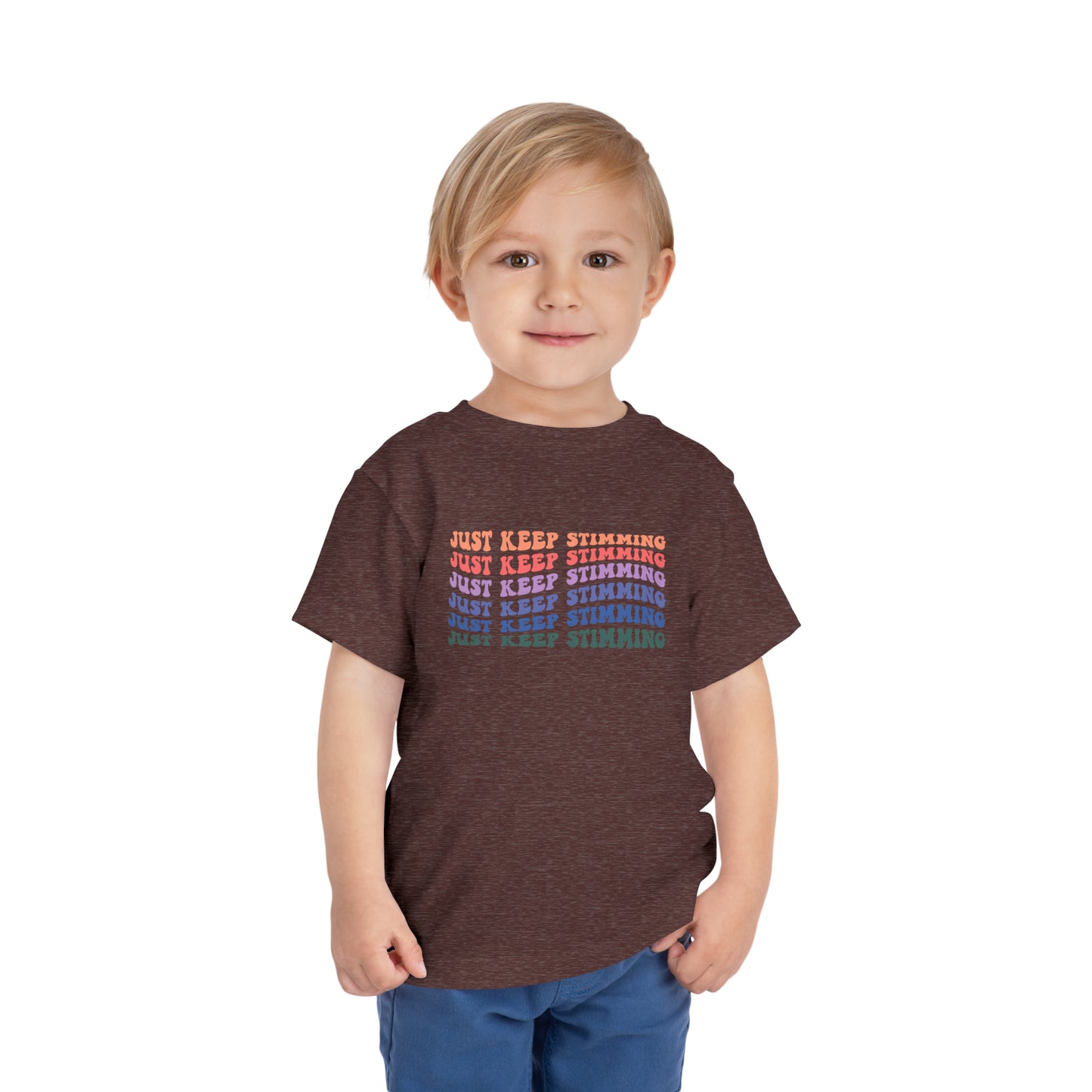 just keep stimming Toddler Short Sleeve Tee