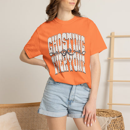 Ghosting everyone Unisex Garment-Dyed T-shirt