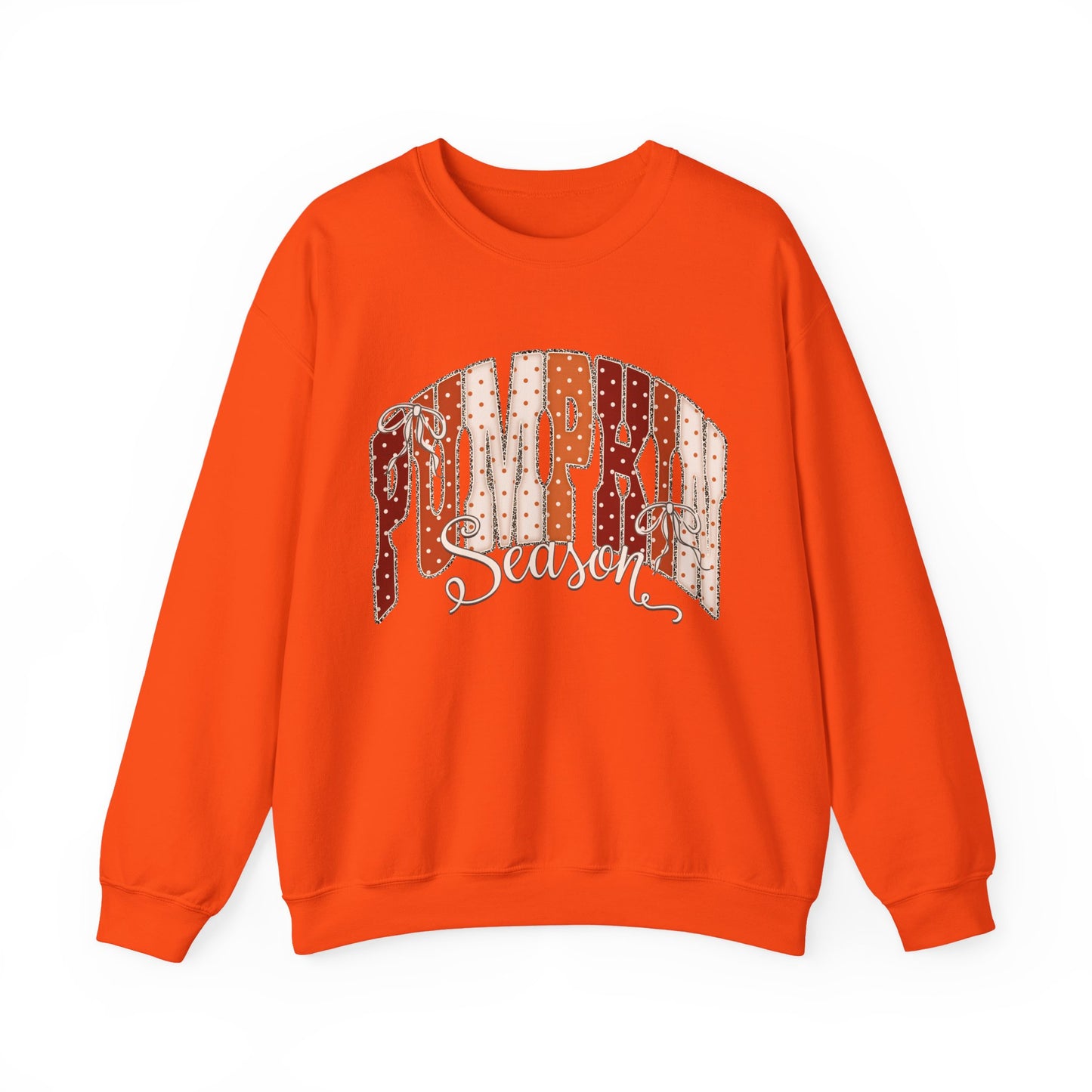 Varsity pumpkin seasons Unisex Heavy Blend™ Crewneck Sweatshirt