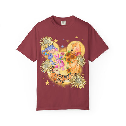 Pooh and crew Unisex Garment-Dyed T-shirt