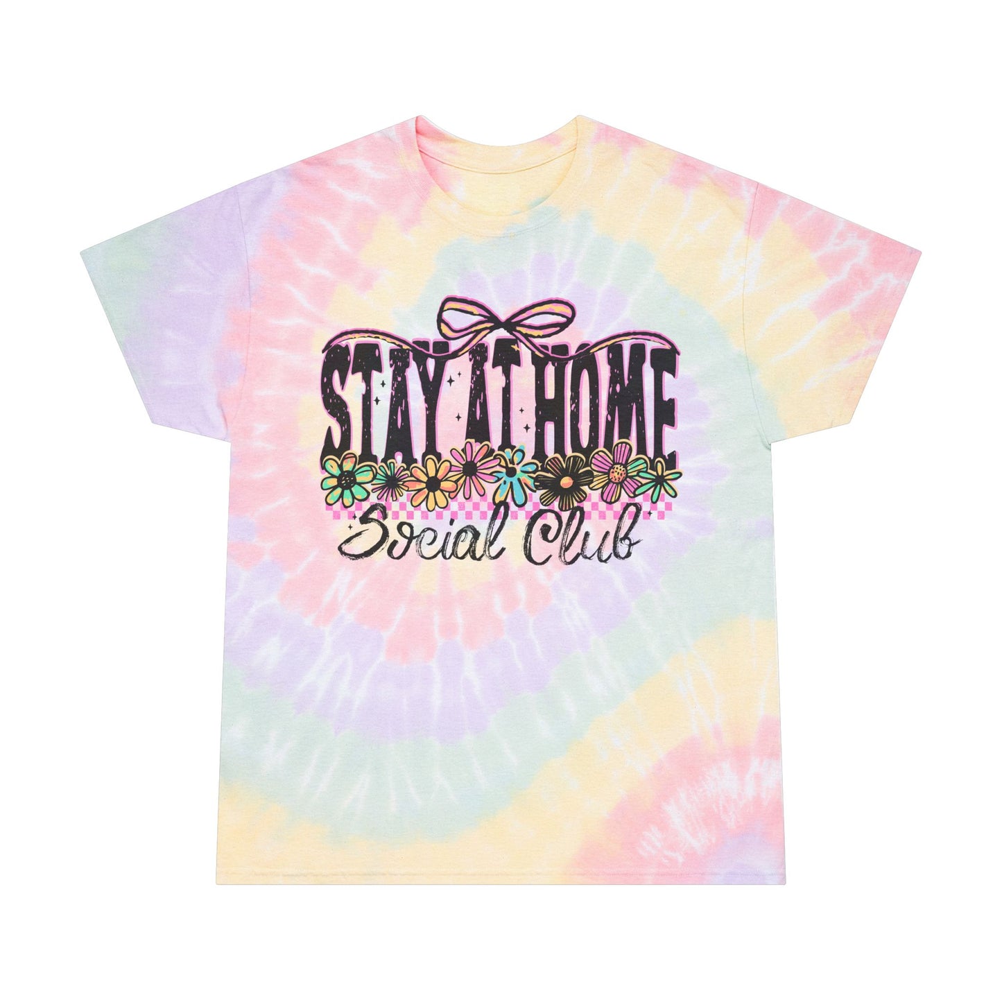 Stay-at-Home Spiral Tie-Dye Tee