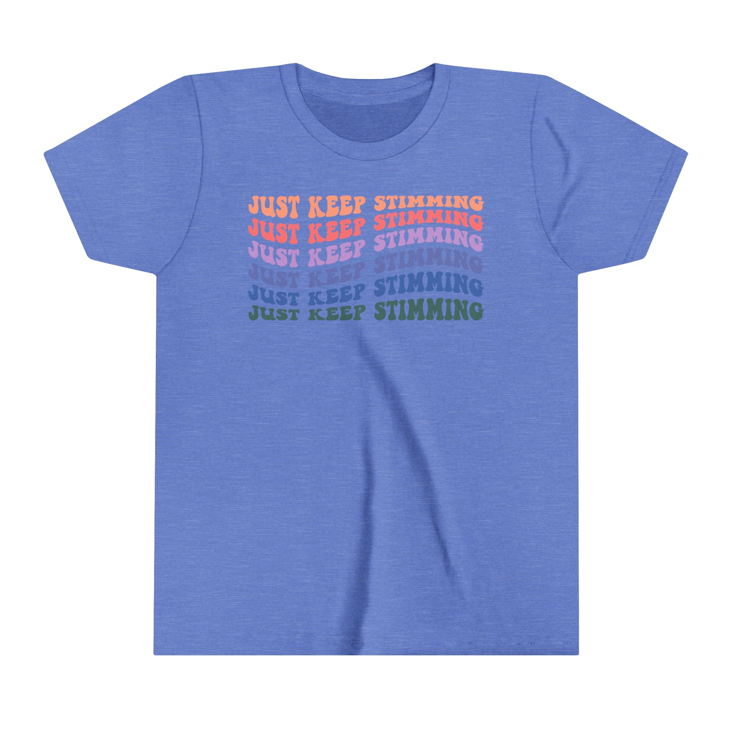 just keep stimming Youth Short Sleeve Tee