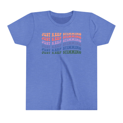 just keep stimming Youth Short Sleeve Tee