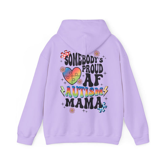 somebodys proud autism mama Unisex Heavy Blend™ Hooded Sweatshirt