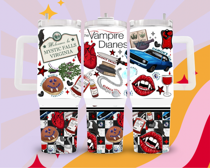 Vampire diaries 40oz tumbler