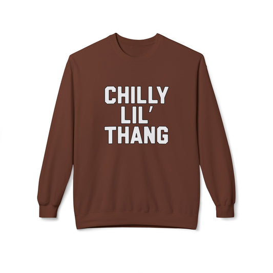 Chilly lil thang Unisex Midweight Softstyle Fleece Crewneck Sweatshirt