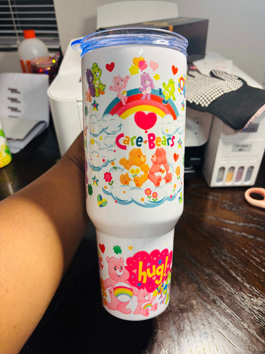 Care Bears hug 40oz tumbler