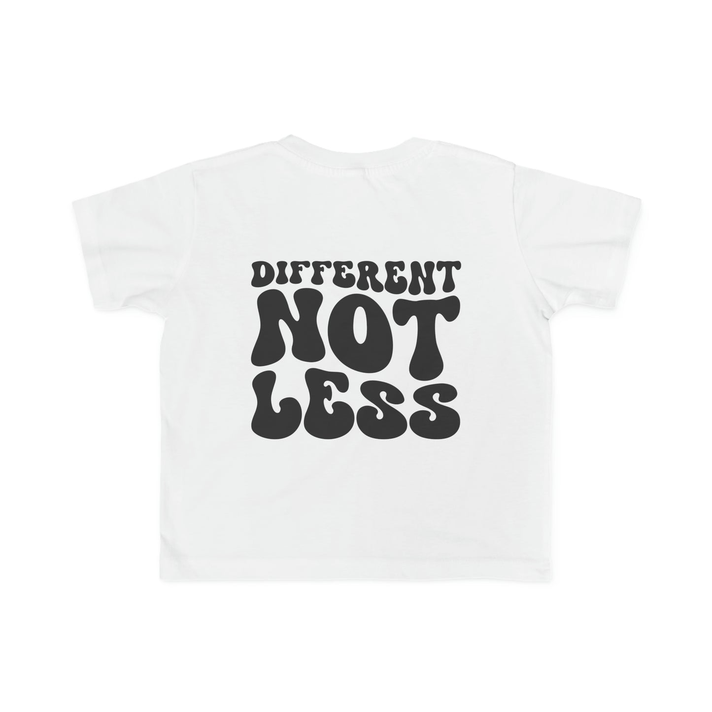 different not less Toddler's Fine Jersey Tee