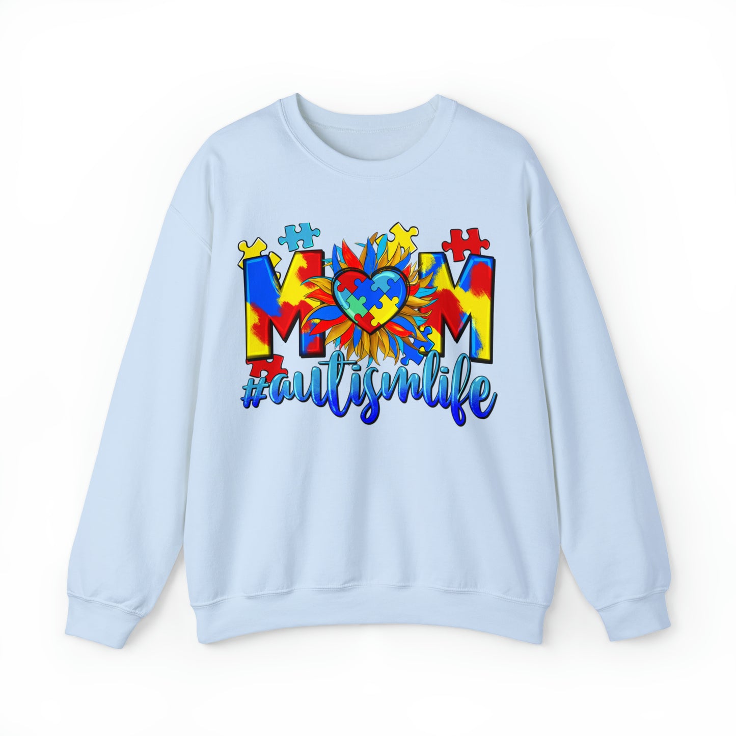 Autism Mom life Crewneck