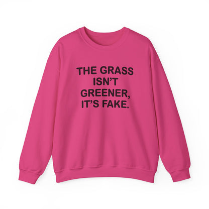 Grass isn’t greener Unisex Heavy Blend™ Crewneck Sweatshirt