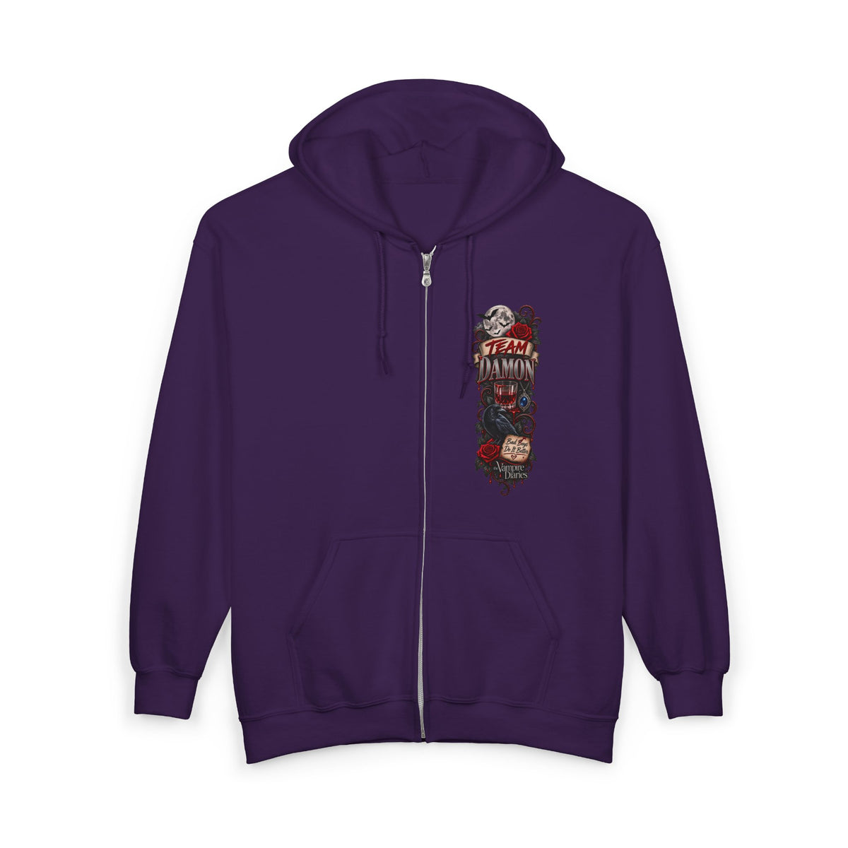 Team  Damon Unisex Heavy Blend™ Full Zip Hooded Sweatshirt