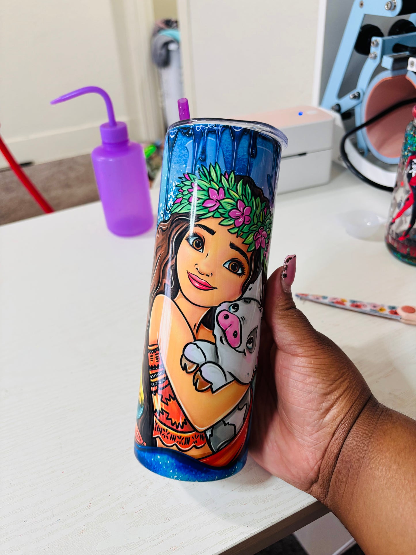 Moana 20oz tumbler
