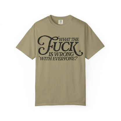 What is wrong Witty Graphic T-Shirt, Unisex Humor Tee, Casual Statement Shirt, Gift for Friends, Everyday Wear, Quirky Outfit