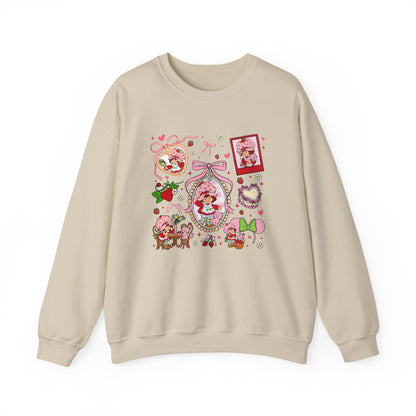 Strawberry shortcake Vintage-Inspired Crewneck