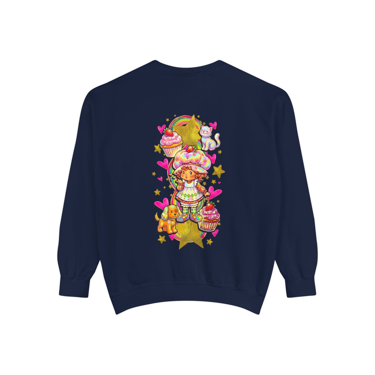 Strawberry Shortcake Sweatshirt — Vintage Cute Character Pullover