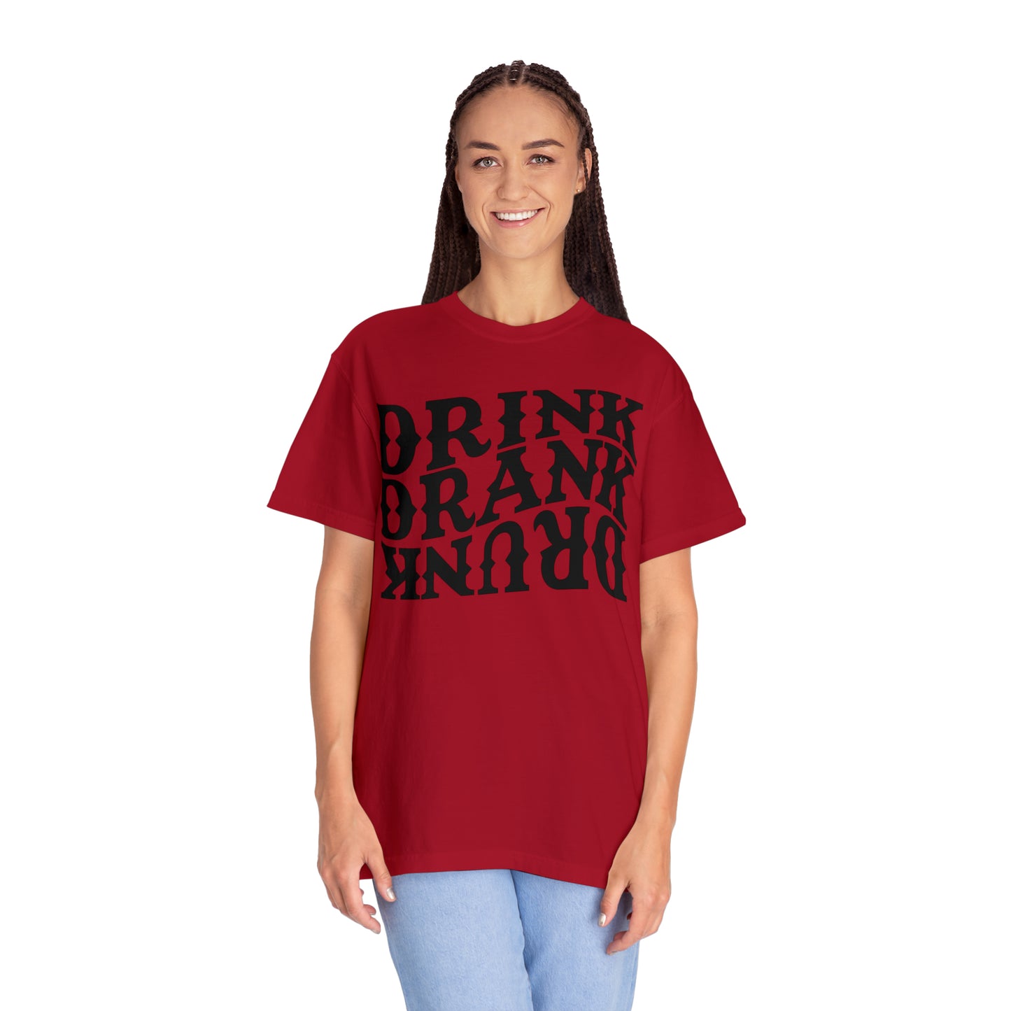 Drunk Unisex Garment-Dyed T-shirt