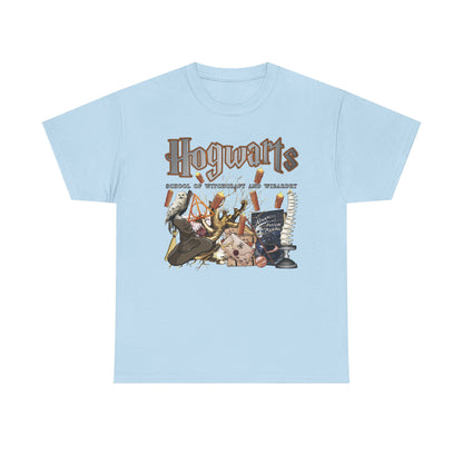 Hogwarts-Themed Unisex Cotton Tee