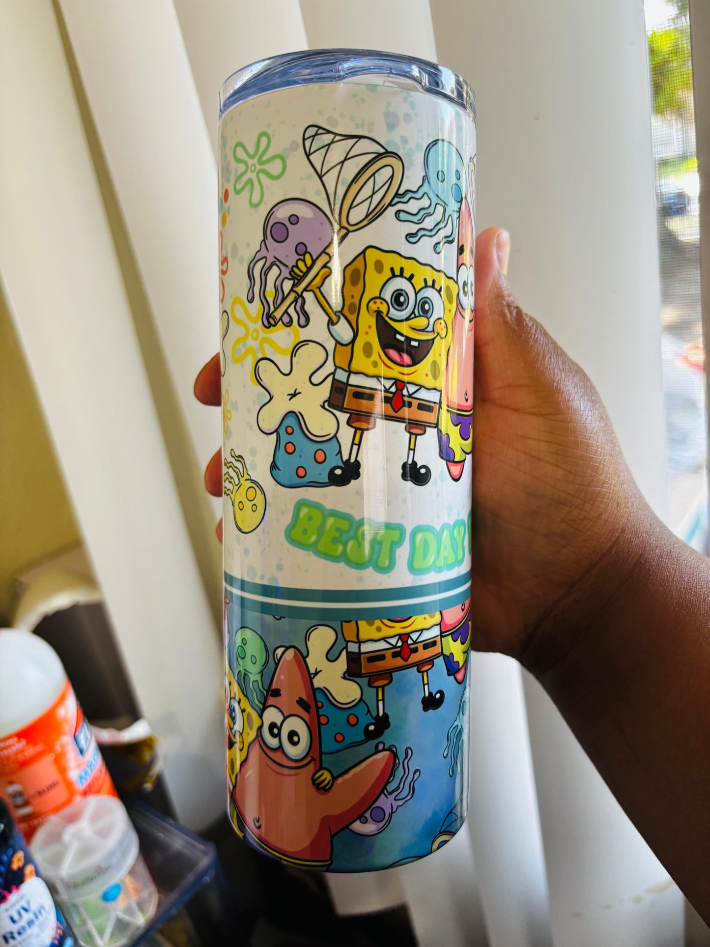 SpongeBob best day ever 20oz tumbler