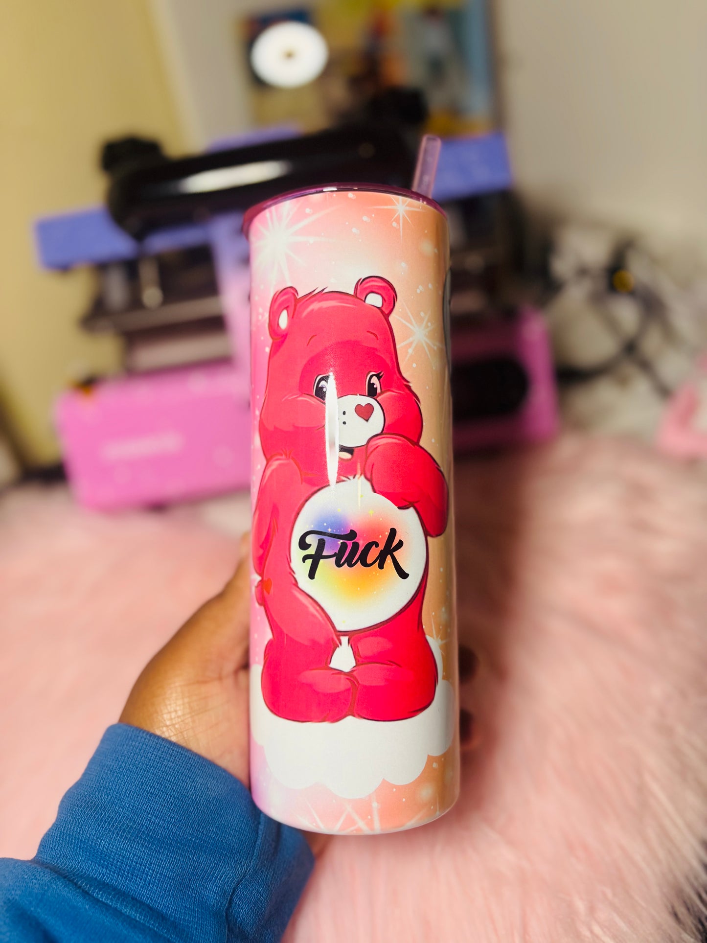 Swear bear 20oz tumbler