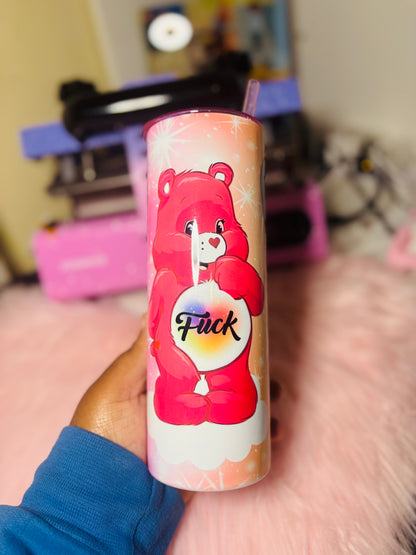 Swear bear 20oz tumbler