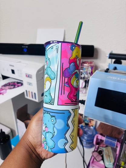 Cute care bears 20 tumbler