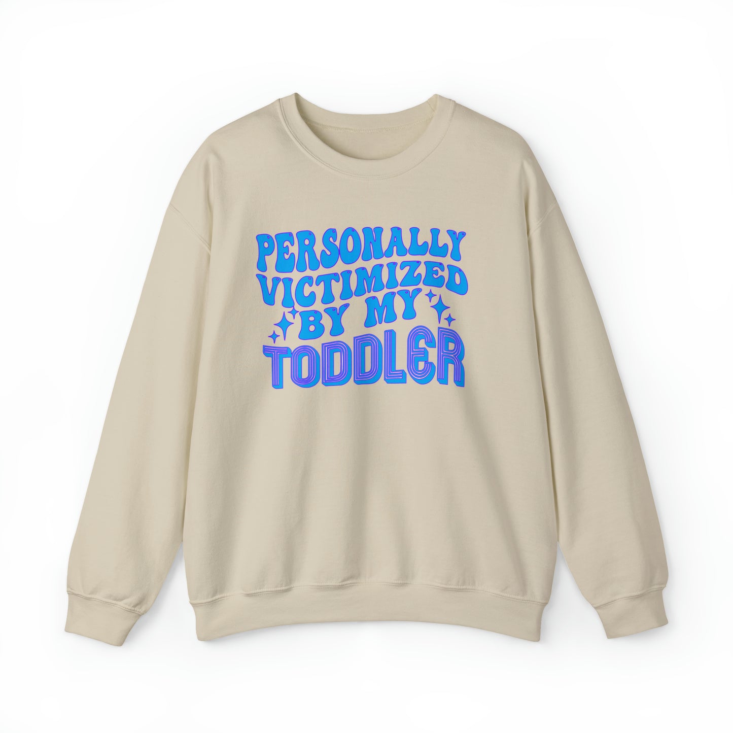 Victimized by my Toddler Unisex Heavy Blend™ Crewneck Sweatshirt