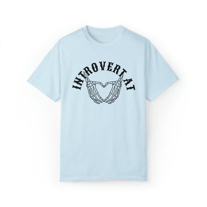 Introvert at heart Unisex Garment-Dyed T-shirt