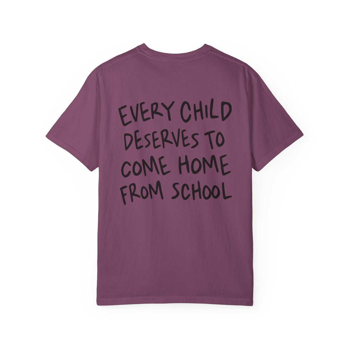 Every child back design Unisex Garment-Dyed T-shirt