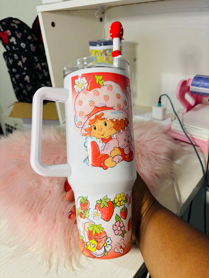Original strawberry girl 40oz tumbler