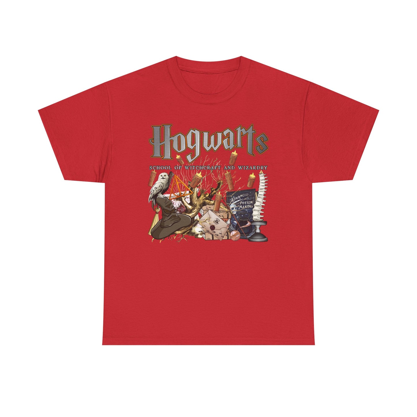 Hogwarts-Themed Unisex Cotton Tee