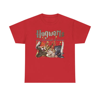 Hogwarts-Themed Unisex Cotton Tee
