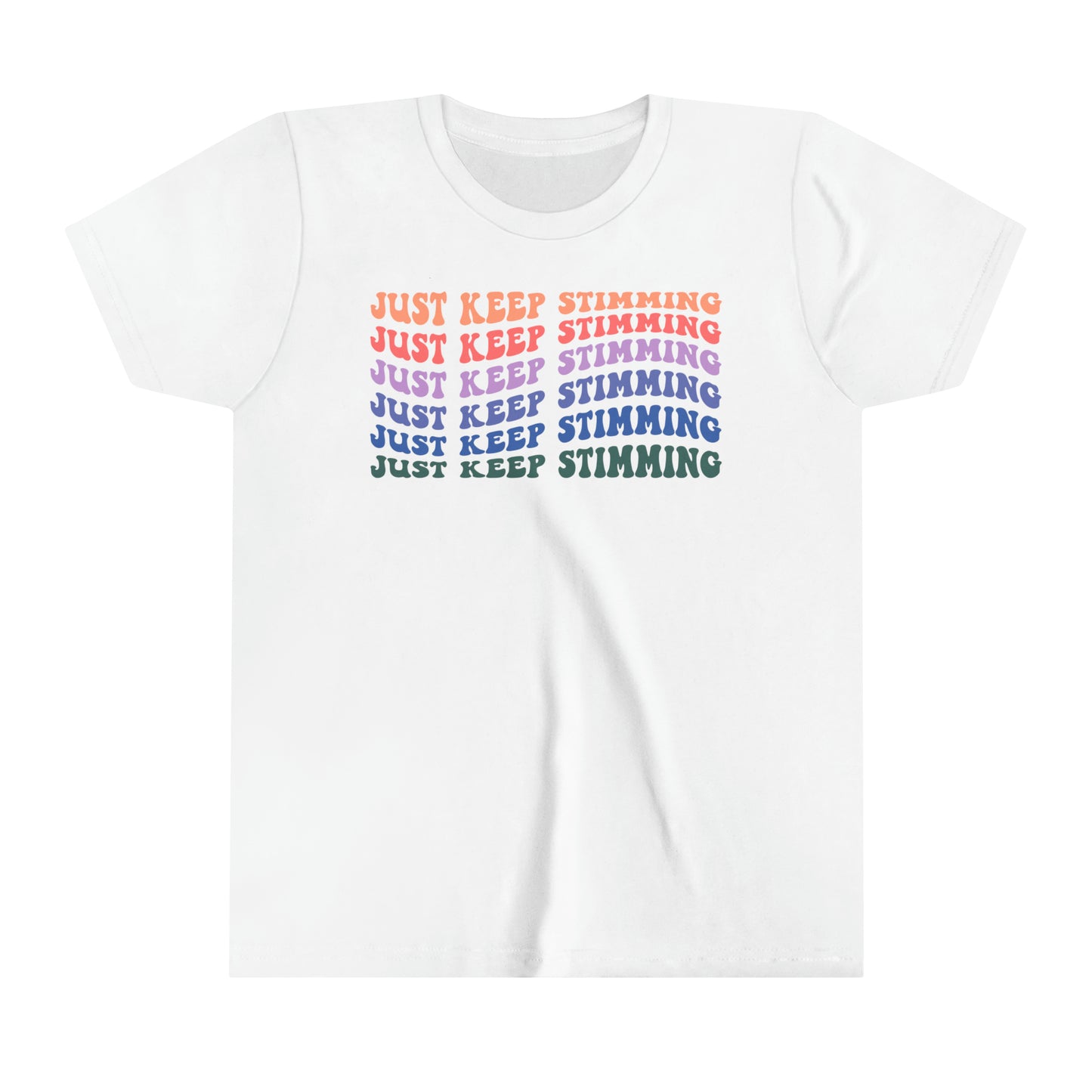 just keep stimming Youth Short Sleeve Tee