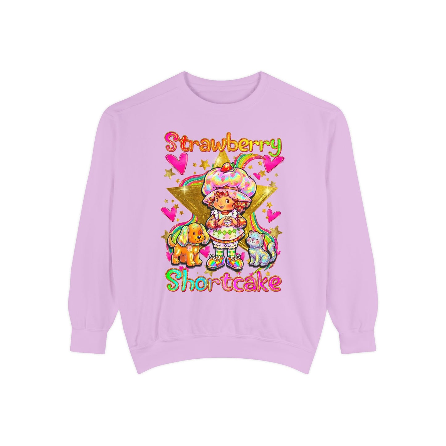 Strawberry Shortcake Sweatshirt — Vintage Cute Character Pullover