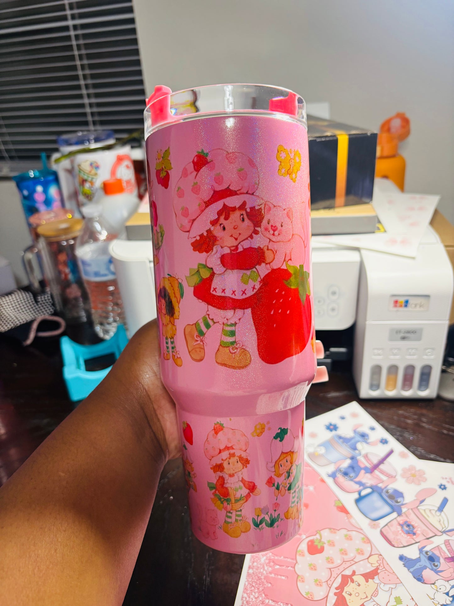 Strawberry shortcake & friends 40oz tumbler