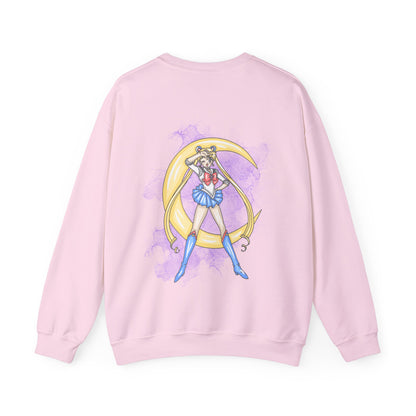 Sailor Moon Inspired Crewneck Sweatshirt, Cozy Unisex Top, Gift for Anime Fans, Casual Wear, Cute Aesthetic Apparel