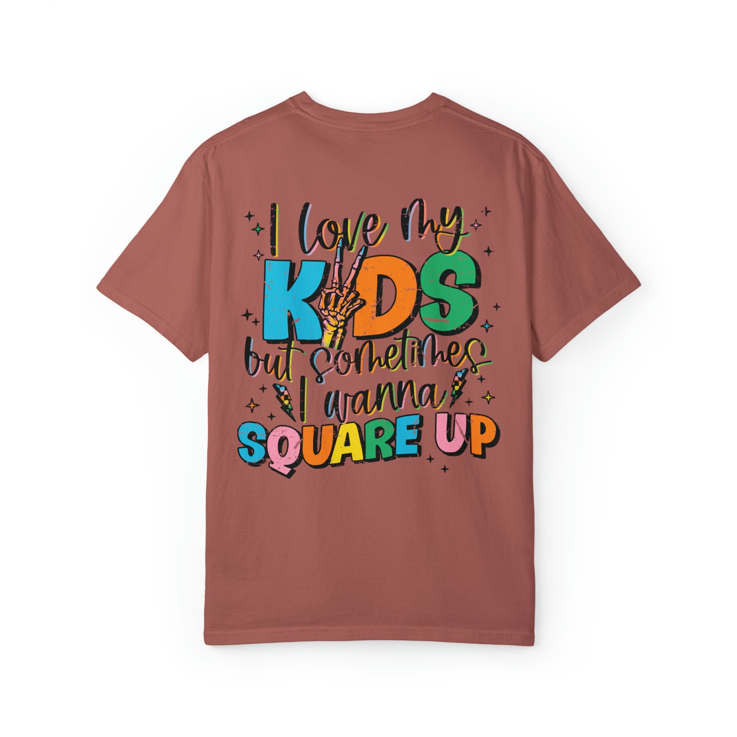 Square up Unisex Garment-Dyed T-shirt