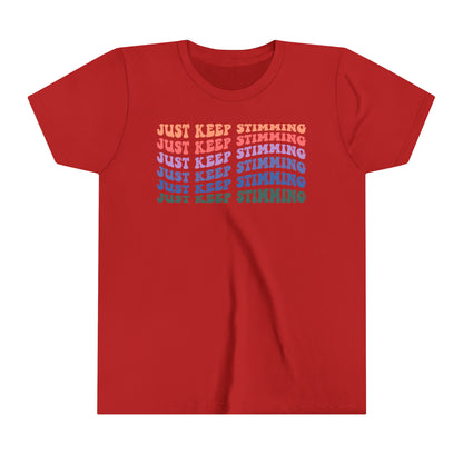 just keep stimming Youth Short Sleeve Tee