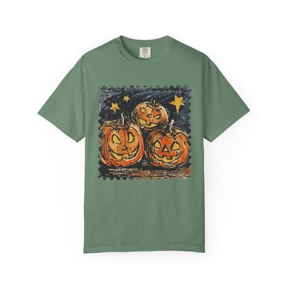 Midnight pumpkins Unisex Garment-Dyed T-shirt