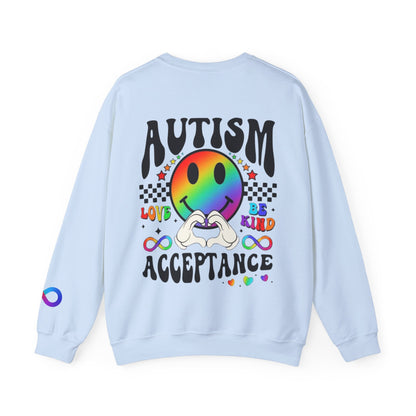 autism acceptance Unisex Heavy Blend™ Crewneck Sweatshirt