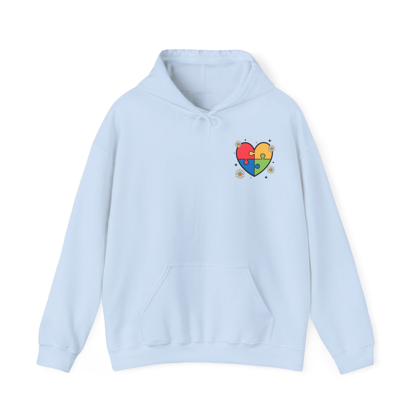 love doesn't need words Unisex Heavy Blend™ Hooded Sweatshirt