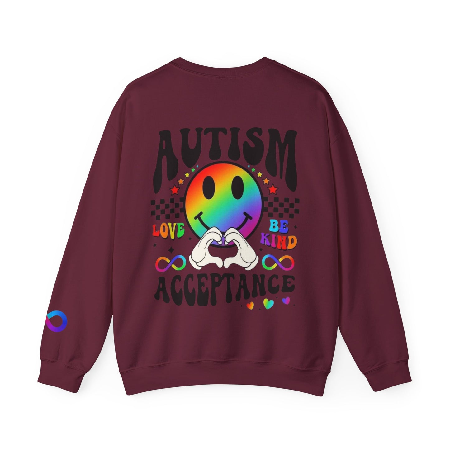 autism acceptance Unisex Heavy Blend™ Crewneck Sweatshirt