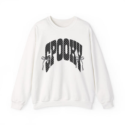 Bow spooky Unisex Heavy Blend™ Crewneck Sweatshirt