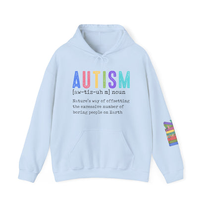 define autism Unisex Heavy Blend™ Hooded Sweatshirt