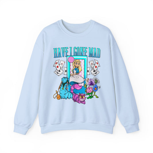 Have I Gone Mad' Unisex Crewneck Sweatshirt, Funny Sweatshirt, Gift for Her, Cozy Sweatshirt, Alice in Wonderland [...]