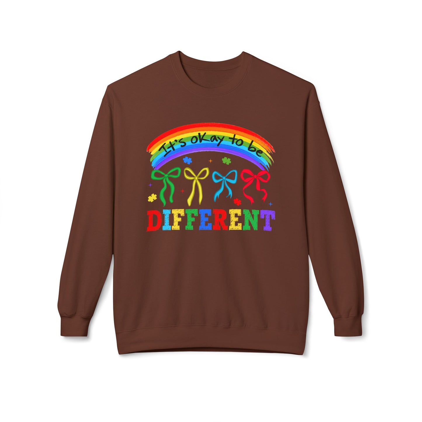 It’s OK to Be Different Rainbow Crewneck sweatshirt
