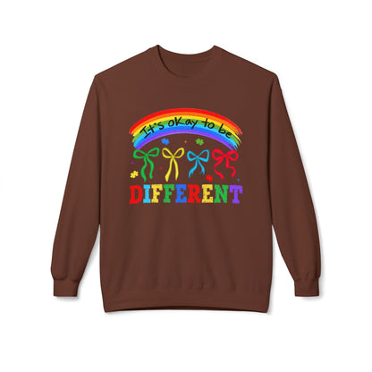 It’s OK to Be Different Rainbow Crewneck sweatshirt