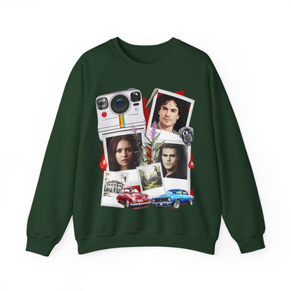 Vampire diaries  Collage Crewneck Sweatshirt