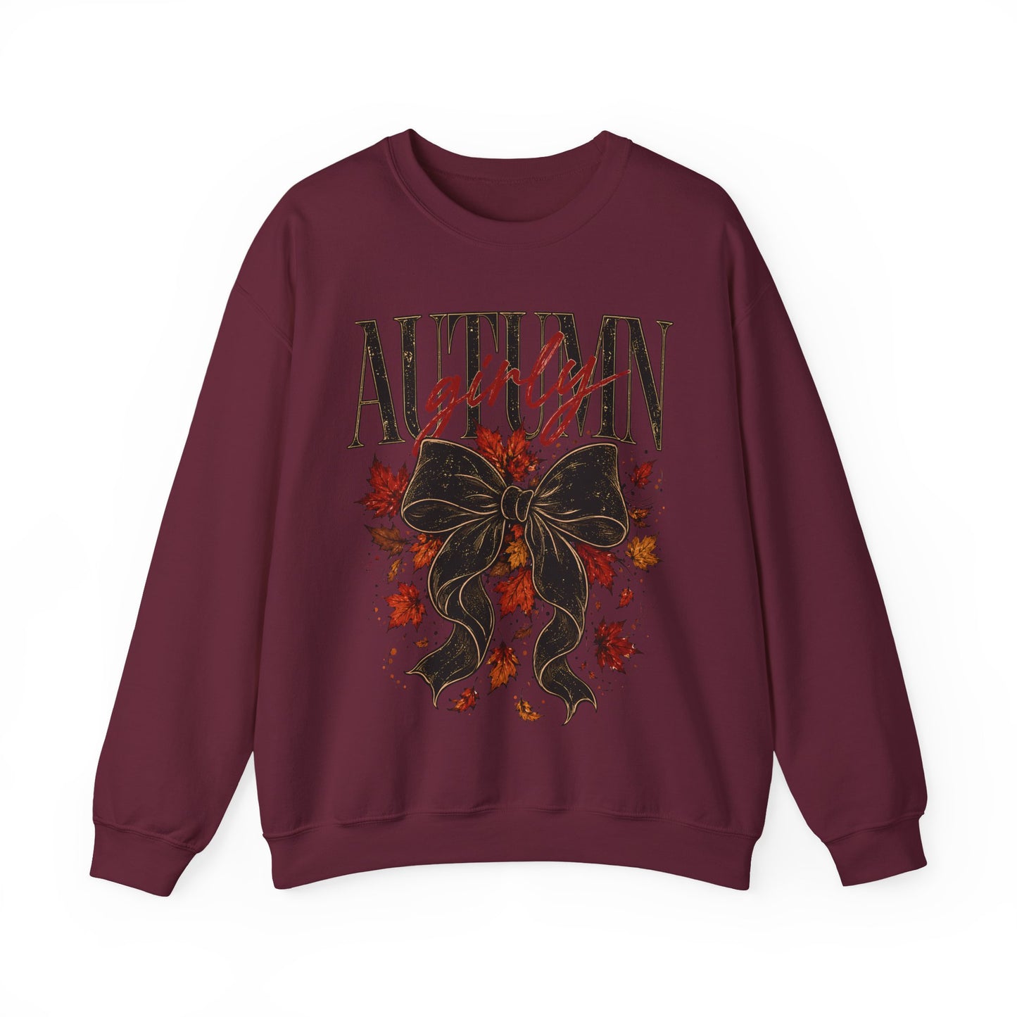 Autumn girly Unisex Heavy Blend™ Crewneck Sweatshirt