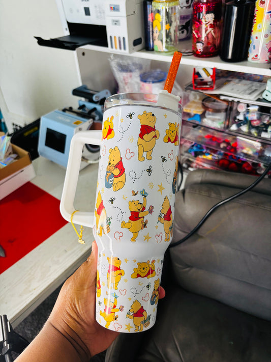 Cute bear 40oz tumbler